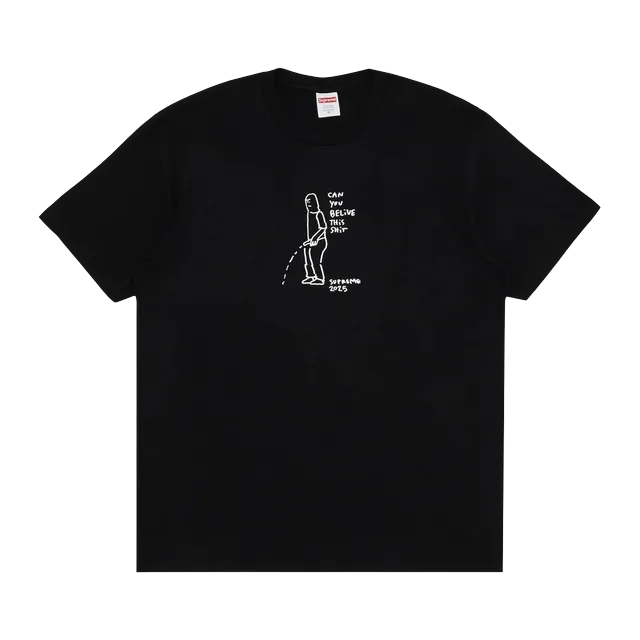 Supreme Piss T-Shirt Black — Authentic Supreme in stock at CLZTURE