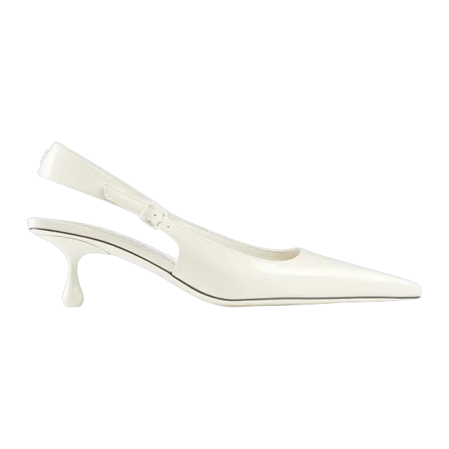 Jimmy Choo Amel 50Mm White — Authentic Shoes & Footwear at CLZTURE
