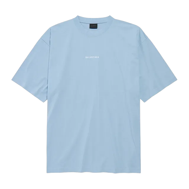 Balenciaga T-Shirt New Blue — Authentic T-Shirts at CLZTURE