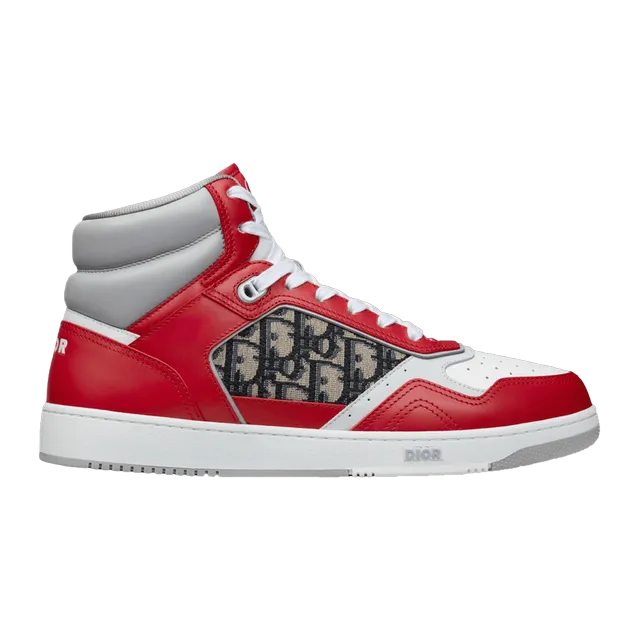 Dior Sneakers B27 Haute Oblique Red — Authentic Shoes & Footwear at CLZTURE