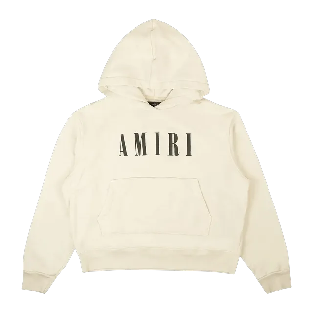 Amiri Oversized Pullover Hoodie White — Authentic Hoodies & Sweats at CLZTURE