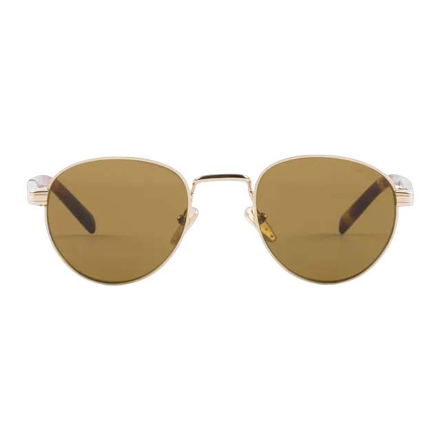 Prada Plaque Métal Iconique Brown — Authentic Prada in stock at CLZTURE