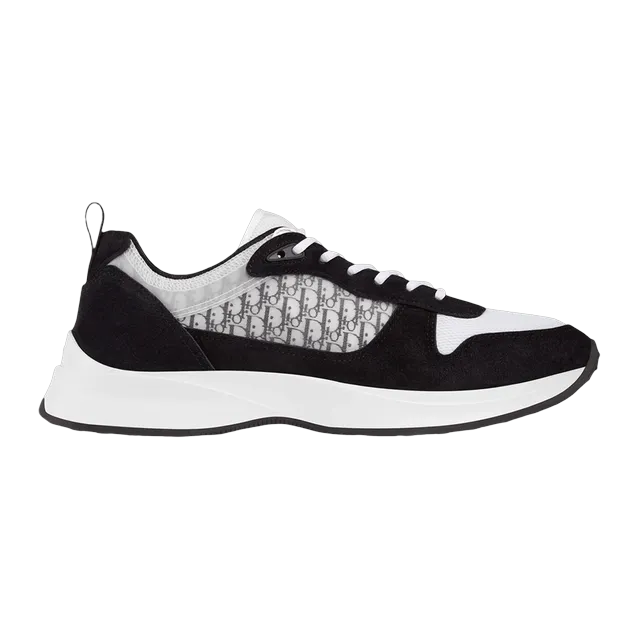 Dior Sneakers B25 Runner Oblique Black White — Authentic Dior in stock at CLZTURE