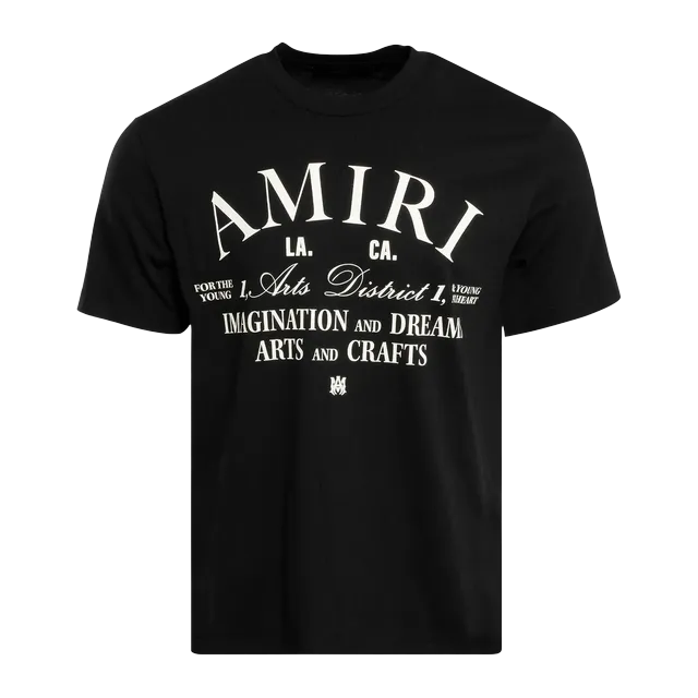 Amiri Arts District T-Shirt Black — Authentic T-Shirts at CLZTURE