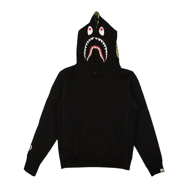 BAPE Shark Pullover Hoodie Black — Authentic Bape in stock at CLZTURE