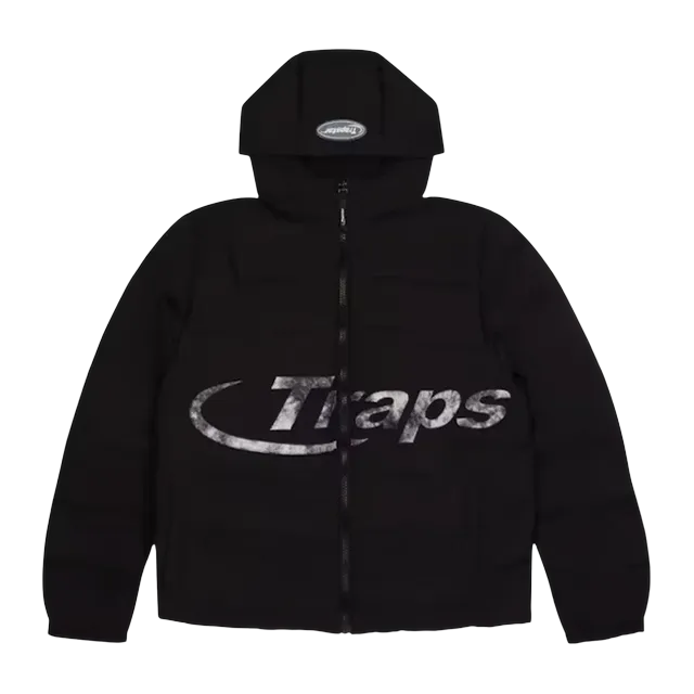 Trapstar Hyperdrive Technical Puffer Black Tie Dye — Authentic Trapstar in stock at CLZTURE