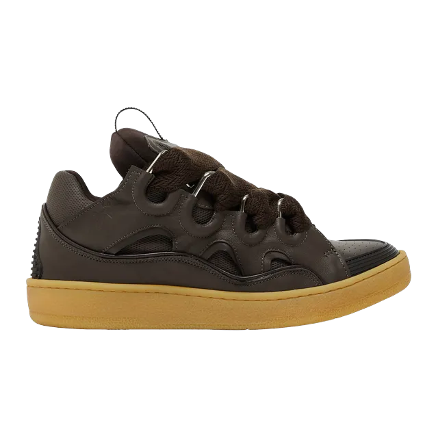 Lanvin Sneakers Curb Brown — Authentic Shoes & Footwear at CLZTURE