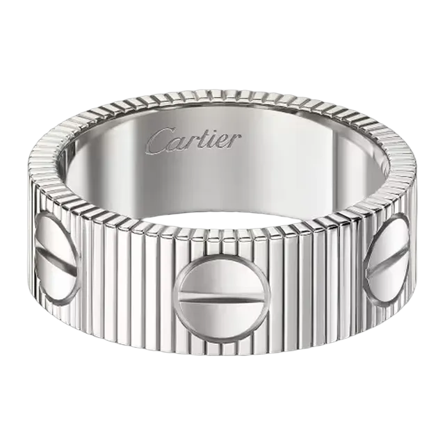 Cartier Ring Love Unlimited Silver — Authentic Rings at CLZTURE