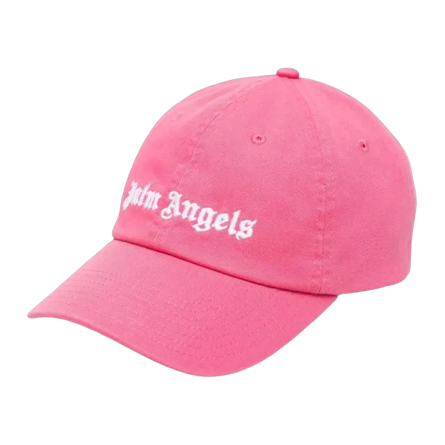 Palm Angels Cap Baseball logo Pink — Authentic Caps & Beanies at CLZTURE