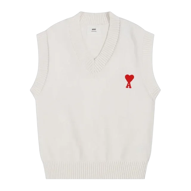 Ami Sleeveless Sweater — Authentic AMI at CLZTURE