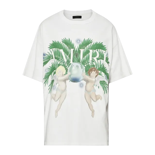 Amiri Airbrush Cherub T-Shirt White — Authentic T-Shirts at CLZTURE