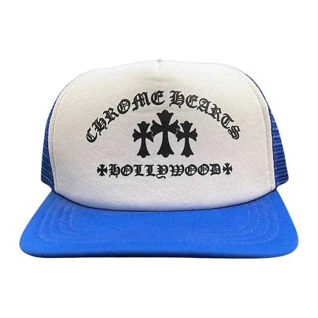 Chrome Hearts King Taco Trucker Hat Blue/White — Authentic Chrome Hearts in stock at CLZTURE