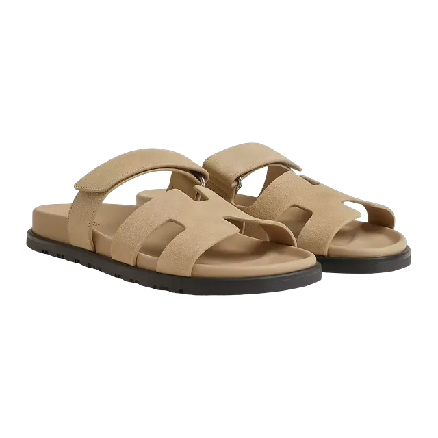 Hermès Sandals Chypre Neutral — Authentic Shoes & Footwear at CLZTURE