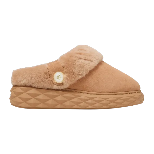 Jimmy Choo Diamond Maxi Mule f Brown — Authentic Jimmy Choo in stock at CLZTURE