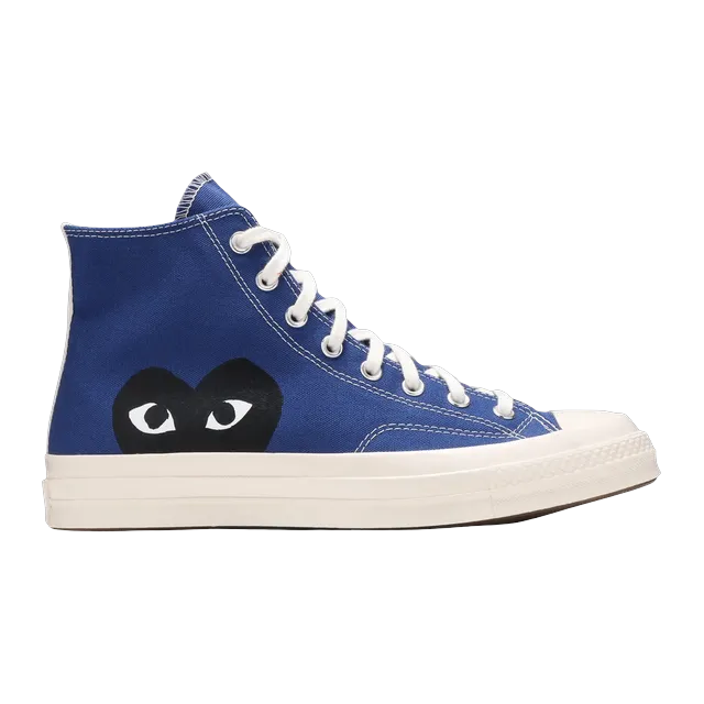 Converse Comme Des Garçons x Chuck 70 High Blue Quartz — Authentic at CLZTURE