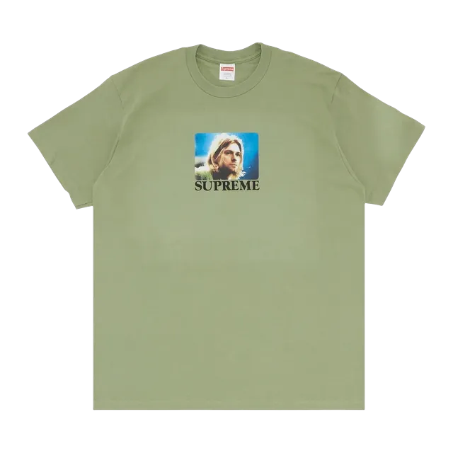 Supreme Kurt Cobain T-Shirt Light Olive — Authentic Supreme in stock at CLZTURE