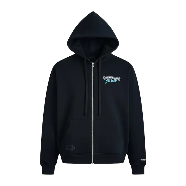 Chrome Hearts Cross Logo Zip Black — Authentic Hoodies & Sweats at CLZTURE