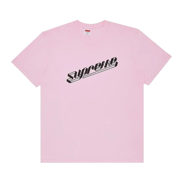 Supreme Banner T-Shirt Light Pink — Authentic Supreme in stock at CLZTURE
