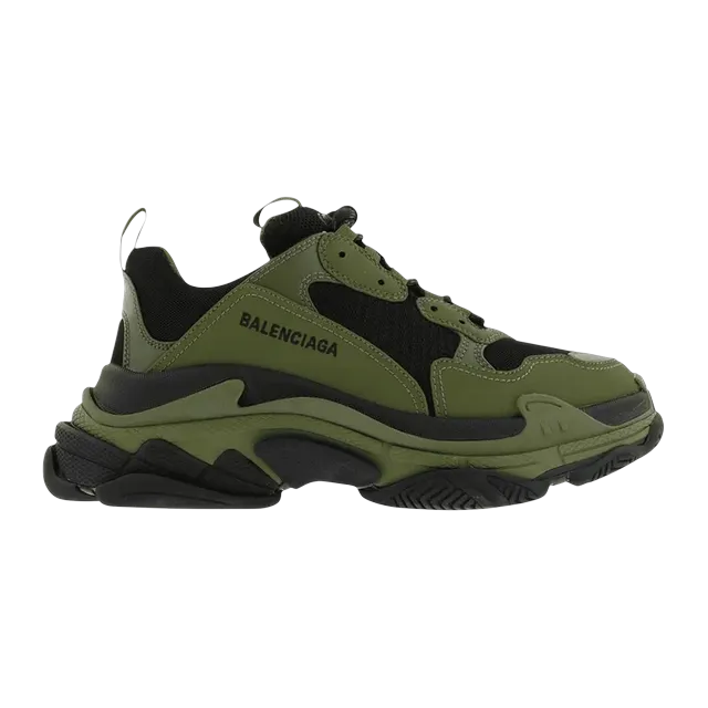 Balenciaga Triple S Black Khaki — Authentic Shoes & Footwear at CLZTURE