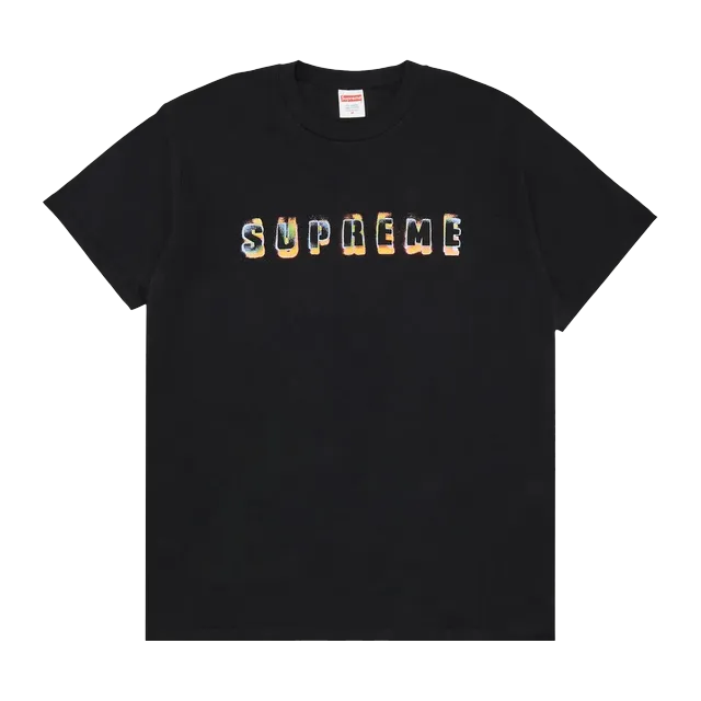 Supreme Stencil T-Shirt Black — Authentic Supreme in stock at CLZTURE