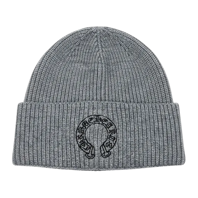Chrome Hearts Beanie Logo Grey — Authentic Accessories at CLZTURE