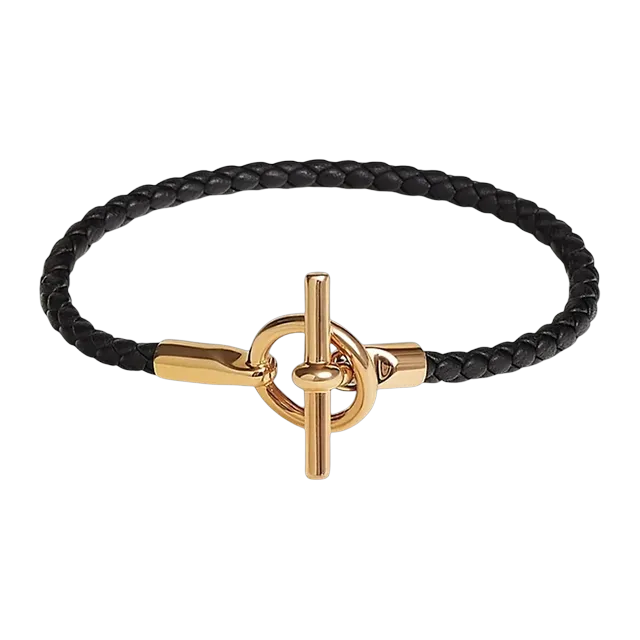 Hermès Bracelet Glénan h Black — Authentic Jewelry at CLZTURE