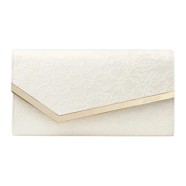 Jimmy Choo Emmie White — Authentic Clutches & Pouches at CLZTURE