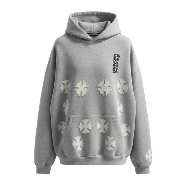 Chrome Hearts Cross Logo Grey — Authentic Hoodies & Sweats at CLZTURE