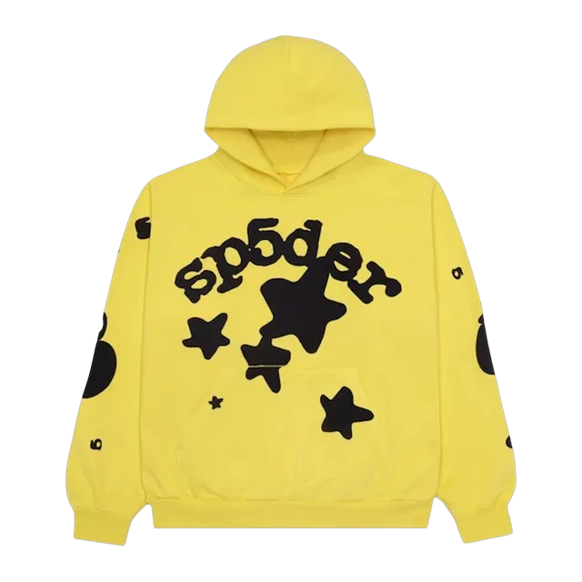 Sp5der Beluga Hoodie Gold — Authentic Hoodies & Sweats at CLZTURE