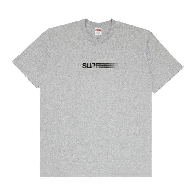 Supreme Motion Logo T-Shirt Heather Grey — Authentic Supreme in stock at CLZTURE