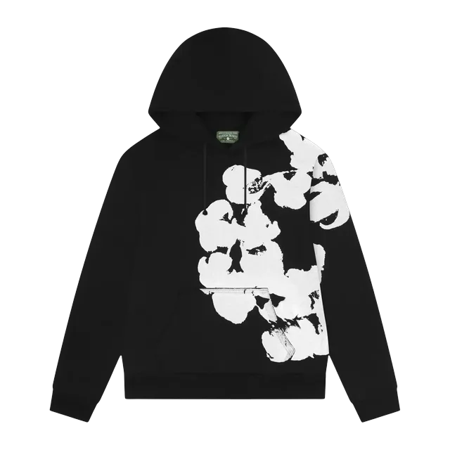 Denim Tears Big Cotton Wreath Sweatshirt Black — Authentic Denim Tears in stock at CLZTURE