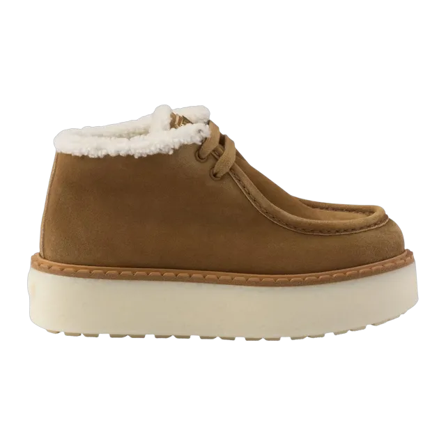Prada Suede Chukka Brown — Authentic Boots at CLZTURE