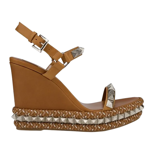 Christian Louboutin Pyraclou Brown — Authentic Shoes & Footwear at CLZTURE