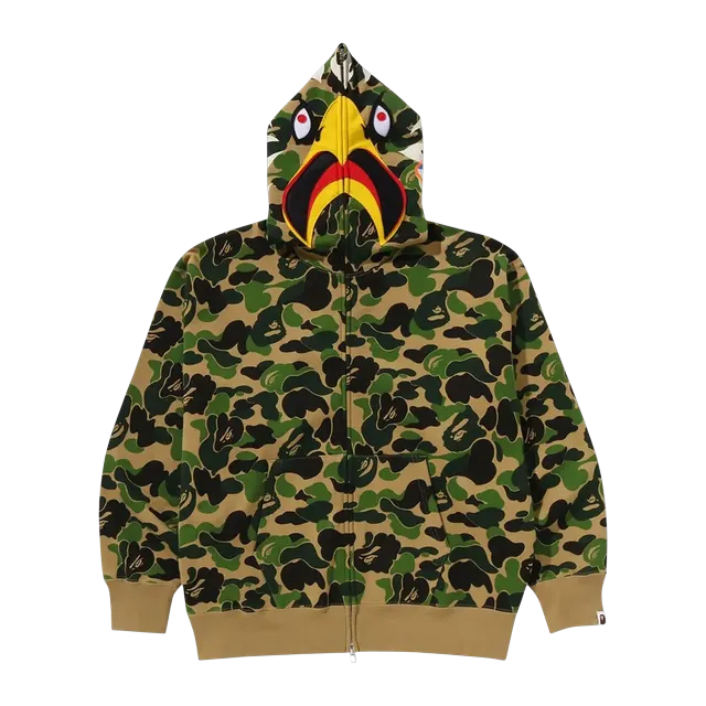 BAPE x Readymade Abc Camo Eagle Relaxed Fit Full Zip Hoodie Green — Authentic Hoodies & Sweats at CLZTURE