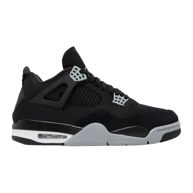 Air Jordan 4 Retro Black Canvas — Authentic Shoes & Footwear at CLZTURE
