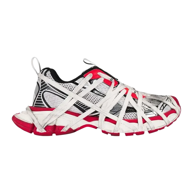 Balenciaga 3XL Extreme Lace Grey Red Black — Authentic Shoes & Footwear at CLZTURE