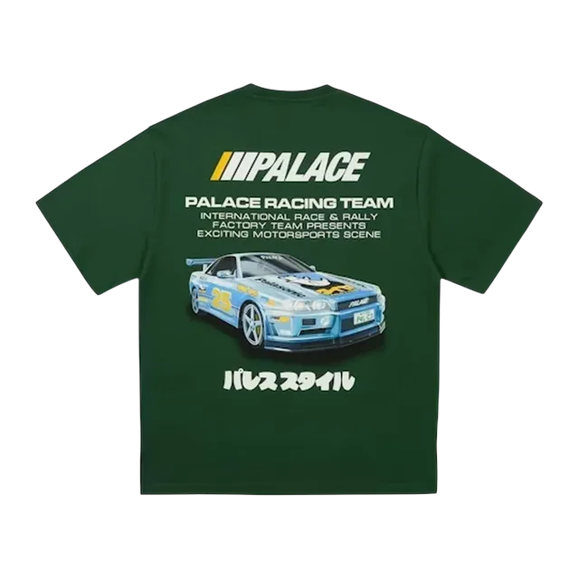 Palace Racey Team Green — Authentic T-Shirts at CLZTURE
