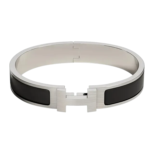 Hermès Bracelet Clic h Black — Authentic Hermès in stock at CLZTURE