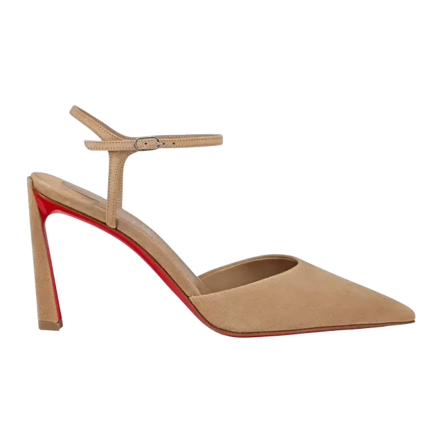 Christian Louboutin Condora Riviera 85Mm Beige — Authentic Christian Louboutin in stock at CLZTURE