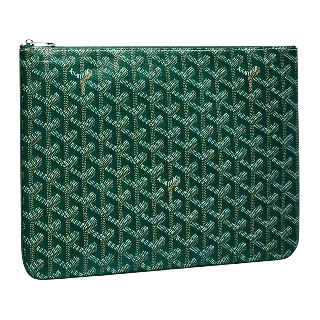 Goyard Sénat Mm 30Cm Green — Authentic Clutches & Pouches at CLZTURE