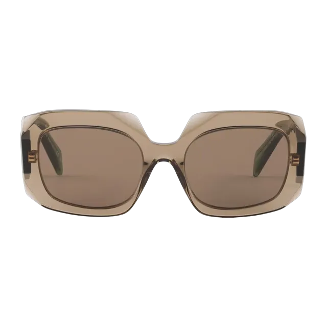 Prada Symbole Brown — Authentic Accessories at CLZTURE