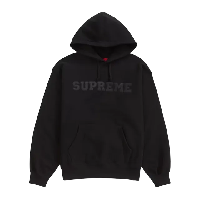 Supreme Collegiate Hooded Black — Authentic Supreme in stock at CLZTURE