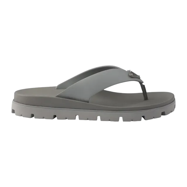 Prada Rubber Thong Grey — Authentic Prada in stock at CLZTURE