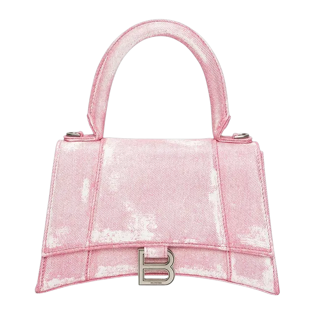 Balenciaga Hourglass Top Xs 19Cm Denim Pink — Authentic Bags & Luggage at CLZTURE