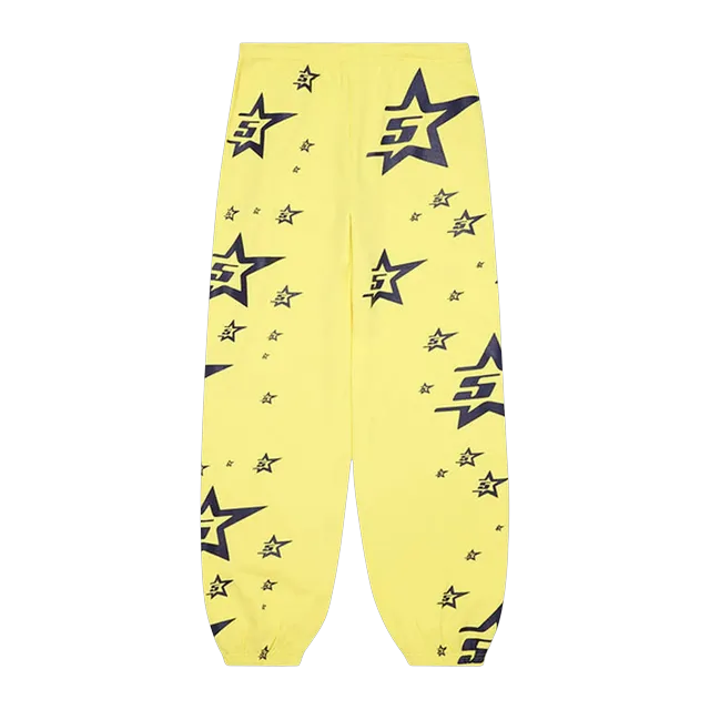 Sp5der 5Star Sweatpants Yellow — Authentic Pants & Trousers at CLZTURE