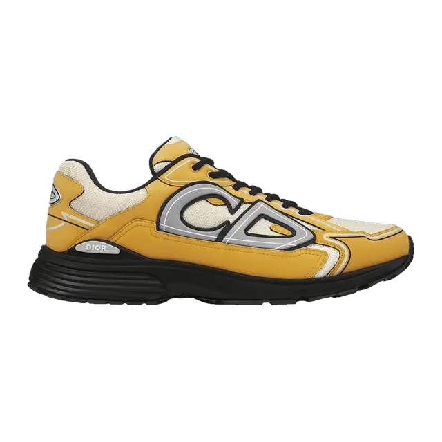 Dior Sneakers B30 Cream Yellow Black — Authentic Shoes & Footwear at CLZTURE