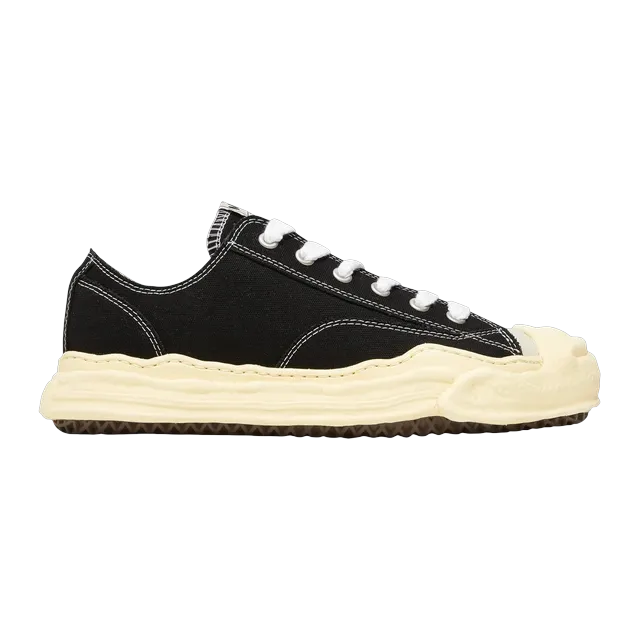 Mihara Yasuhiro Hank Vintage Sole Canvas Low Black — Authentic Shoes & Footwear at CLZTURE