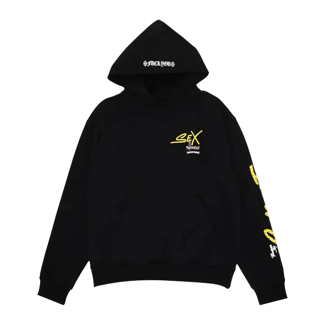 Chrome Hearts Matty Boy Sex Records Hoodie Black — Authentic Hoodies & Sweats at CLZTURE