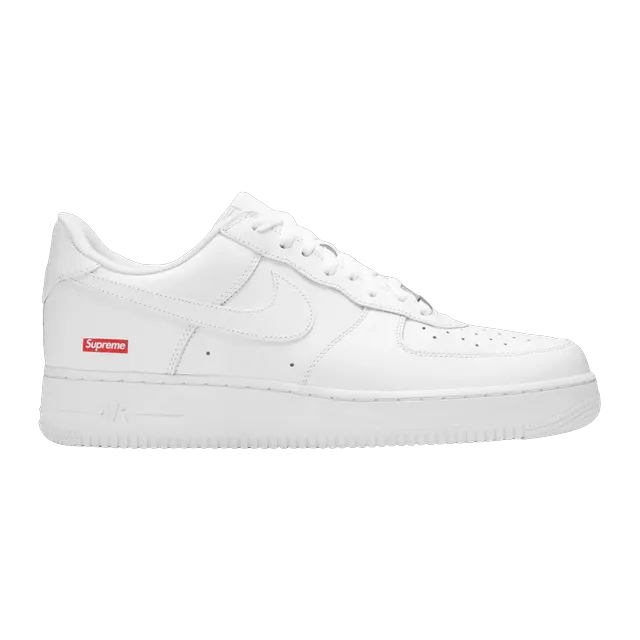 Supreme x Air Force 1 Low Box Logo White — Authentic Shoes & Footwear at CLZTURE
