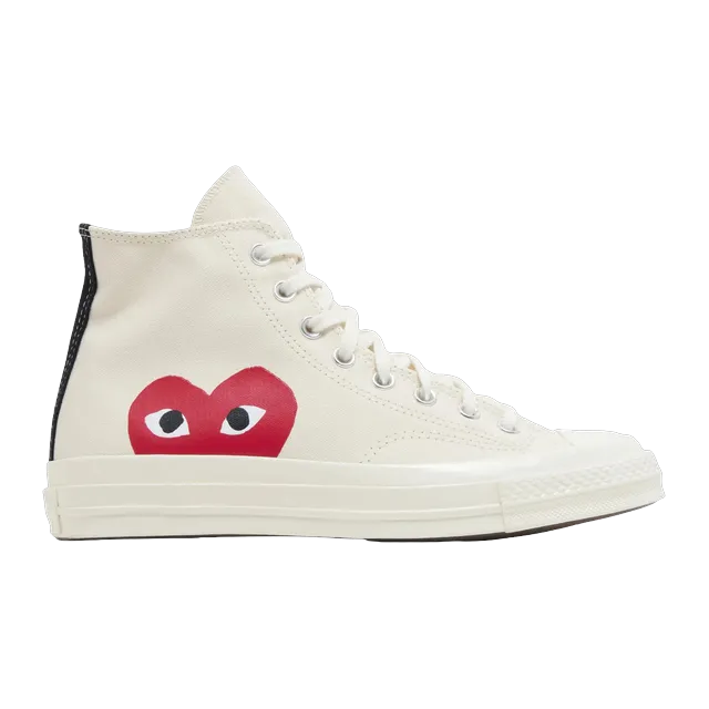 Converse Comme Des Garçons x Chuck 70 High Milk — Authentic Shoes & Footwear at CLZTURE